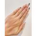 Long Stiletto Nude Base Elegant Black Line Glitter Star Fake Press On Nail Set