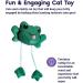 Petstages Toss N Dangle Frog - Interactive Cat Toy with Catnip | Fun Frog Design for Happy Cats - Shop Internationally! - Buy Online on GoSupps.com