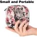 Stylish Period Bag | Leopard & Rose Print Sanitary Napkin Storage | Tampon Holder for Purse - Shop Now! - Buy Online on GoSupps.com