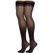 Truform Sheer Compression Stockings 15-20 mmHg - Women's Thigh High 20 Denier Black X-Large (Pack of 2) - International Shipping Available - Buy Online on GoSupps.com