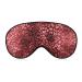 Leopard Skin of Red Tie Dye Sleep Mask for Women Adjustable Sleeping Eye Shades Cover with Elastic Strap