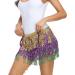 Women's Sequins Wrap Skirt Costume for Mardi Gras/Christmas/Halloween/St. Patrick's Day - One Size - Buy Online on GoSupps.com