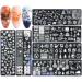 Danlai Christmas Nail Stamping Plates Kit - 6 Snowflake & Tree Designs for Manicure Art | Perfect for Women & Girls - Buy Online on GoSupps.com
