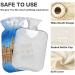 Naanle Watercolor Hot Water Bottle 2L with Cover - Large Transparent Heater for Bed Hand & Foot Pain Relief | Heat & Cold Therapy - Buy Online on GoSupps.com