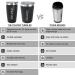 Coldest 20 oz Stainless Steel Vacuum Insulated Tumbler with Sliding Lid - Fusion Blue - Buy Online on GoSupps.com