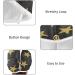 Golden Stars Dry Hair Cap Set 2 Piece Quick Drying Towel & Button Headband | Super Absorbent & Soft for Ultimate Comfort - Buy Online on GoSupps.com