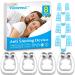Vicorrect Upgraded Anti Snoring Devices 4 Magnetic Nose Clips with 4 Nasal Dilators Snore Stopper Silicone Nose Device Comfortable & Professional 2020 Latest 2 Choices for Deep Sleep