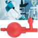 Syringe Bulb Easy Clean Natural Rubber Bulb 2 Pcs Exquisite Suction Ear Cleaning Beautiful Appearance Suitable for Family For School