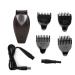 Hair cutter men electrical trimmer electrical hair clipper ABS waterproof hair cutter tool with 4 combs for adult children gray