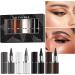 Matte Eye Liner Pencil Waterproof Eye Liner Pencil Long Lasting Matte Eye Liner 4 Colors Portable Girls Cosmetics Easy to Apply Makeup for Daily Life Wedding Pro - Buy Online on GoSupps.com