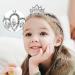 FRCOLOR Set of 4 Princess Tiara Crown Comb Rhinestone Tiara Hair Comb Mini Crystal Hair Clip Rhinestone Crown Hair Comb Hair Accessories for Girls - Buy Online on GoSupps.com