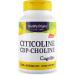 Healthy Origins Citicoline CDP-Choline with Cognizine 250 mg 60 Vegan Capsules Gluten Free Soy Free Vegetarian