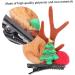 Beatifufu 6 Pairs Christmas Hair Clips Antlers Hair Pin Reindeer Ear Hair Clips Christmas Party Costume Hair Clips Christmas Hair Barrettes Holiday Hair Clips Iron Mushroom Child Pine Cones - Buy Online on GoSupps.com