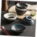 OUNONA 5 Pcs Seasoning Dish Ceramic Sauce Bowl Small Bowls for Dips Dipping Serving Bowls Sauce Dish Side Dish Small Sauce Ceramic Sauce Plate Japanese Mini Ceramics Vinegar re-usable 9X9X3.5CM Assorted Color - Buy Online on GoSupps.com