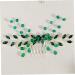 HAPINARY Green Rhinestone Hair Side Comb Hair Accessories for Wedding Girl Headpiece Wedding Hair Accessories for Brides Rhinestone Hair Comb for Wedding Green Crystal Hair Comb - Buy Online on GoSupps.com
