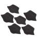 FRCOLOR 3 Pairs Cuttable Half Size Stickers High Heel Pads Heel Grips Cushion Slipping Out Pad Foot Heel Pad High Heel Grips Gold Shoes for Women Heels Cloth High Heels Women's Accessories Black 11x8x1cm