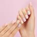 Dashing Diva Gloss Nail Strips - Spring Swirl | UV Free Chip Resistant Gel Nail Stickers | 32 Nail Wraps & Accessories for Long Lasting Manicure - Buy Online on GoSupps.com