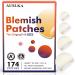AUSLKA Pimple Patches (174 Patches) - Hydrocolloid Patches - Invisible Pimple Spot Stickers - Facial Stickers All Skin Types