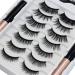 BeauFairy Magnetic Eyelashes Magnetic Eyeliner and Lashes Kit 7 Pairs Natural Reusable Magnetic Fake Eye Lash with 2 Tubes of Waterproof Long Lasting Magnetic Eyeliners No Glue Needed #012 - Buy Online on GoSupps.com
