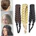 Braid Headband 5 Strands Synthetic Hair Braided Headband with Adjustable Elastic Stretch Chunky & Wide Plaited Braid Hair Band Hairpiece for Girls Style 3 Braid Headband Type 3 - Buy Online on GoSupps.com