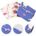 Nuobesty 4PC Mini Wet Bags - Reusable Cotton Breast Pads & Menstrual Sanitary Napkin Bags for Moms | Cartoon Design - Buy Online on GoSupps.com