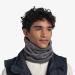 Buff Unisex Heavyweight Multi Stripes Neck Warmer - One Size Fog Grey | International Shipping Available - Buy Online on GoSupps.com
