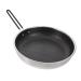 SWOOMEY 1Pc Outdoor Non Stick pan Camping Skillet nonstick Grill pan Stove Grill pan BBQ Grilling pan Broiler pan for Oven Stainless Steel Griddle Round Griddle fold Iron Gas Stove