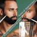 Huaxingda Beard Alignment Tool | Transparent Non-Slip Stencil & Razor - Perfect Mustache & Beard Grooming Kit - Buy Online on GoSupps.com
