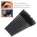 100 Pcs Disposable Eyelash Mascara Brushes - Ideal for Eye Lashes Extension, Eyebrow, and Makeup - Black - Buy Online on GoSupps.com