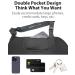 Ultimate Comfort Arm Sling with Upgraded Straps & Convenient Pocket - Large Black Shoulder Immobilizer for Injury Recovery - Buy Online on GoSupps.com