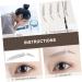FOYTOKI 6pcs Eyebrow Stickers Brown Fake Eyebrows Makeup Eyebrow Transfer Black Eyebrow Water Transfer Paper 5.8X1X0.1CM Brown - Buy Online on GoSupps.com
