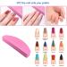 20 PCs Pink Nail Buffers | Double Sided 100/180 Grit Buffer Blocks | Portable Washable Sanding File Arc Shape - Buy Online on GoSupps.com