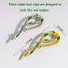Set of 2 Realistic Snake Hair Clips - Gold and Silver Hair Accessories - Buy Online on GoSupps.com