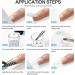 PEACECOLOR Acrylic Nail Kit 8G 2PC Clear White Acrylic Powder Set Professional Acrylic Nail Powder for Nail Acrylic Extension Nail Carving Long-Lasting No Nail Lamp Needed for Home DIY color 167 - Buy Online on GoSupps.com