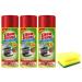 3X Elbow Grease Oven & Grill Heavy Duty Cleaner Spray (3X 400 ML)- Powerful Oven & Grill Deep Cleaner Degreaser Formula- with Degreaser Sponge (3X Elbow Grease Oven Cleaner Spray + Sponge)