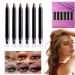 Stick Eyeshadow 6 Colours Waterproof Shimmer Eyeshadow Stick Colors Stick Eyeshadow Waterproof Shimmer Eyeshadow Stick Shimmer Smudge-proof Eyeshadow Stick Eye Brightener Pencil for Women
