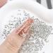 50x Diamond Nails Art Crystal Nail Flat Bottom Nail Rhinestones Nails Art Decorations for Salons 50x Diamond Nail Crystals Flat Bottom Nail Rhinestones Nail - Buy Online on GoSupps.com