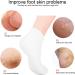 SEBS 2 Pairs Moisturizing Exfoliating Socks Elastic Anti-Crack Socks for Foot Skin Care Rejuvenating Foot Protection Socks (M (36-38)) - Buy Online on GoSupps.com