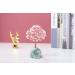 Rose Quartz Crystal Tree with Fluorite Crystals Base - Reiki Healing Bonsai Money Tree for Home Decor and Feng Shui - Crystal Gift for Christmas - Buy Online on GoSupps.com