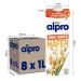Alpro Oat Drink Without Sugar 8x1L - Vegan Lactose-Free High in Fiber Enriched with Calcium & Vitamins - Healthy Plant-Based Beverage - Buy Online on GoSupps.com