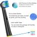 Toothbrush Heads for Oral B Electric Toothbrush - 16 Black Precision Medium Brush Heads | Compatible & High Quality - Buy Online on GoSupps.com