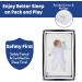 Foambesty Tri-fold Portable Pack n Play Mattress Pad (38''x26'') - Dual Sided Baby Playard Foam Pad for Christmas Gifts - Buy Online on GoSupps.com