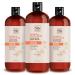 Soapbox Body Wash Citrus & Peach Rose - Moisturizing Body Wash Cleanser w/Aloe Vera & Shea Butter | Paraben Free Gluten Free Silicone Free Cruelty Free & Vegan Body Wash 16oz Bottles (Pack of 3)