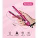 Terviiix Mini Flat Iron for Short Hair/Bangs - 0.5'' Portable Ceramic Straightener in Pink - Buy Online on GoSupps.com