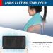 Oversized Gel Ice Pack 12 x 21 - Cold Compress for Pain Relief - Reusable & Flexible - Ideal for Back, Shoulder, Hip, Knee - Soft Fabric Cover - Blue - Buy Online on GoSupps.com