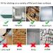 Melsan 1x4 inch Hook and Loop Strips with Adhesive - 15 Sets  Strong Back Adhesive Fasten Mounting Tape for Home or Office Use - Instead of Holes and Screws  Black Black 1 inch x 4 inch-15 Sets - Buy Online on GoSupps.com