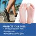Anggrek Soft Gel Toe Protectors - 6pcs Toe Caps for Ingrown Toenails with 5pcs Toe Sleeves Care Patch - Buy Online on GoSupps.com