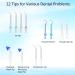 H2ofloss Dental Water Flosser - 12 Tips, 800ml Capacity, Professional Countertop Oral Irrigator (HF-9) - Buy Online on GoSupps.com