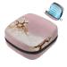 Flower shape ring lady-napkin storage bag portable menstrual cup bag with zipper for teenagers girls women women
