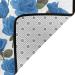 Beautiful Blue Roses Flannel Non-Slip Floor Mat - Comfortable & Lint-Free 63x48 Inches for All Occasions - Buy Online on GoSupps.com